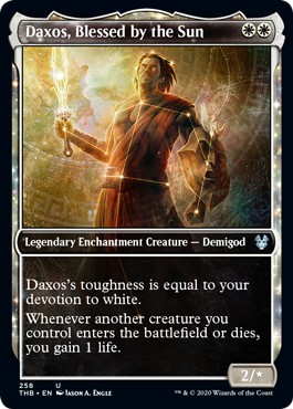 Daxos, Blessed by the Sun (Showcase Frame)