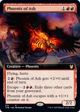 Phoenix of Ash (Extended-Art Frame)