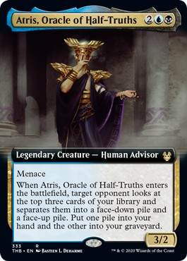 Atris, Oracle of Half-Truths (Extended-Art Frame)