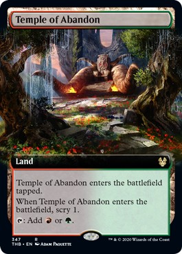 Temple of Abandon (Extended-Art Frame)