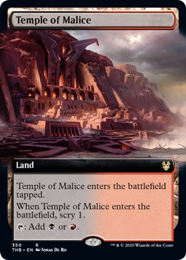 Temple of Malice (Extended-Art Frame)