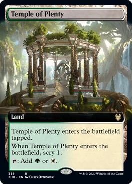 Temple of Plenty (Extended-Art Frame)
