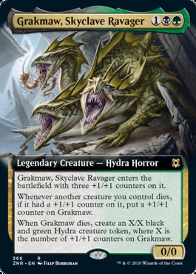 Grakmaw, Skyclave Ravager (EXTENDED ART) (rus)