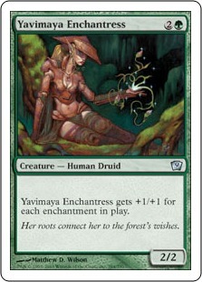 Явимайская чародейка (Yavimaya Enchantress)