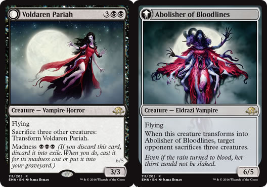 Voldaren Pariah // Abolisher of Bloodlines