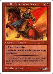 Lu Bu, Master-at-Arms