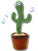 Мягкая игрушка танцующий и поющий кактус