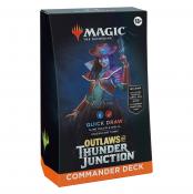 Magic: The Gathering Outlaws of Thunder Junction Commander Deck - Quick Draw english
