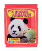 Пакетик наклеек Super Animals от Panini (в пакетике 5 наклеек)