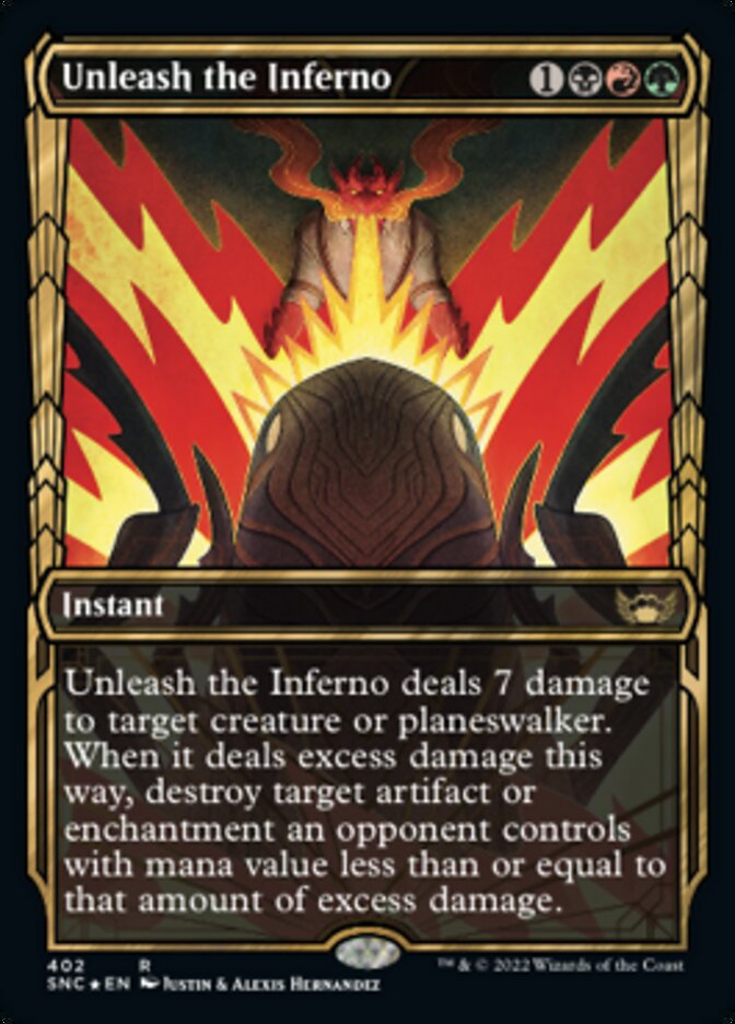 Unleash the Inferno (GILDED FOIL)