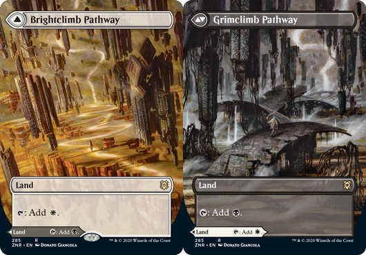 Brightclimb Pathway // Grimclimb Pathway (ALTERNATE-ART BORDERLESS)